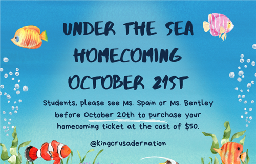  Homecoming Tickets for Sale!